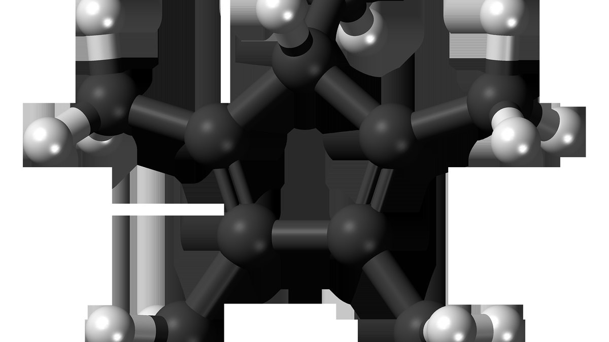 Ball-and-stick molecular model representing the peptide chemistry that tunes a glucagon-receptor arm; a Panatrutide feature by Panacea Bio Chem and Bogdan Dicoias